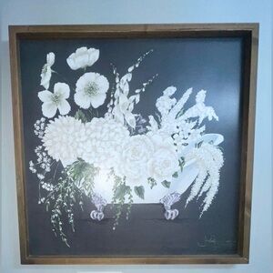 Floral Bathtub Bathroom Wall Art Decor Picture Painting Hobby Lobby